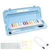 Клавиатурная губная гармошка с запасным мундштуком P3001 Радужное цветное мелодичное пианино NIJI P3001-32K