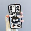 KEYSION Shockproof Case for Infinix Note 12 G96 with Lanyard Silicone Cute 3D Cartoon Doll Phone Cover for Infinix Note 12 G96