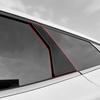 For Kia Sportage NQ5 Car Pillar Posts  Carbon Fiber Door Window BC-pillar Trim Stickers Protector Stick Decoration Accessories