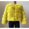 Women Autumn Winter Imitation Fox Fur Faux Fur Coat Women's Short Long Sleeve Fur Artificial Fur Coat