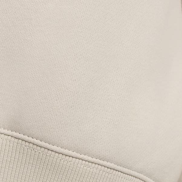 Nike Свободный крой с круглым вырезом, короткий повседневный спортивный свитшот с длинным рукавом, женский свитшот светло-хаки DQ5762-104