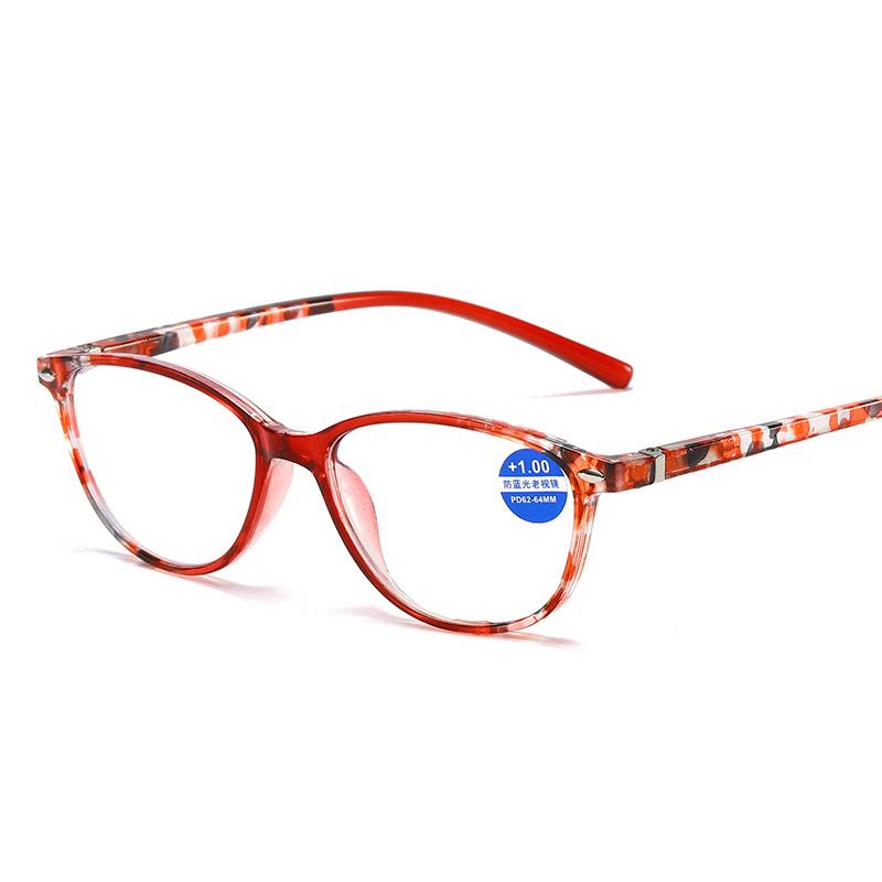 Дальнозоркость Мода Анти-синий свет Женщины Мужчины Унисекс Анти-усталость 1.0/1.5/2.0/2.5/3.0/3.5/4.0 Винтажные очки Пребиопия Изящные ювелирные изделия