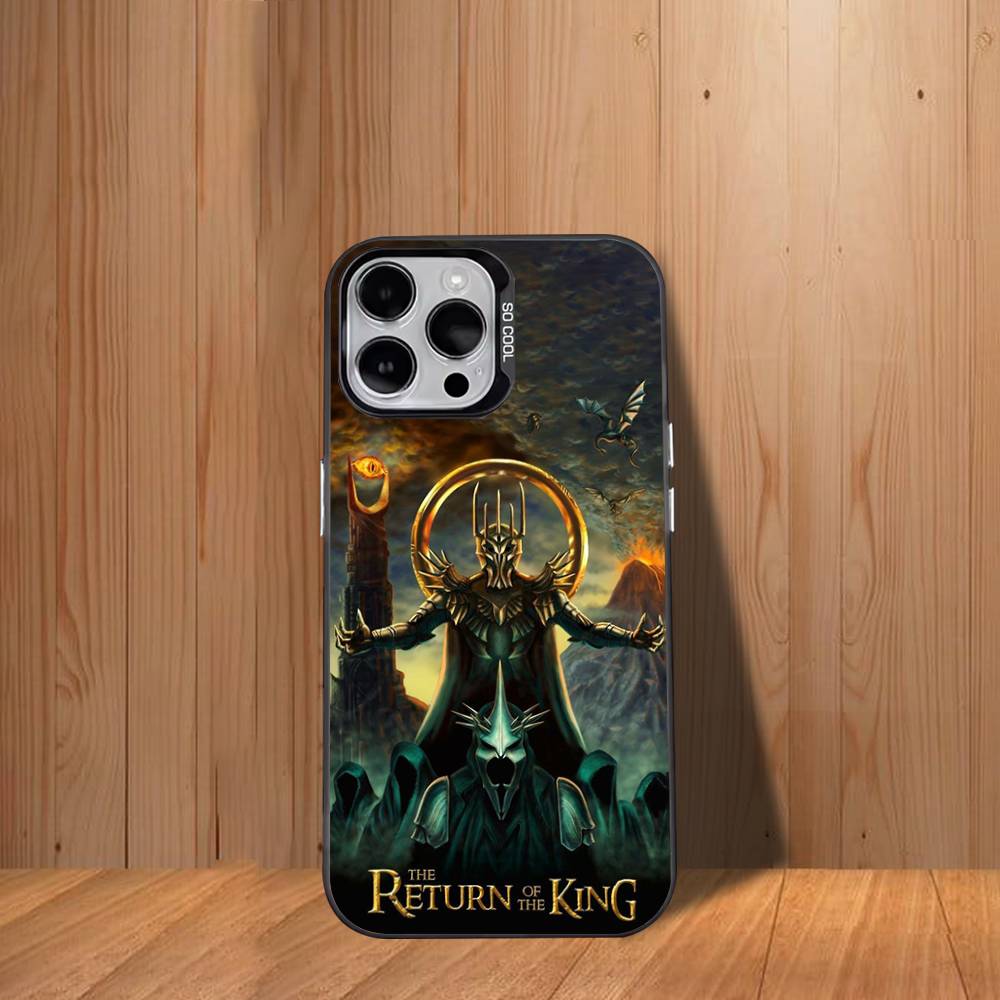 The L-LordS of the R-Rings Phone Case For iPhone 17,16,15,14,13,12,11,Mini,Pro,SE,MAX White Matte Shockproof Cover