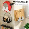 Multifunctional Lid Rack Holder Wall Mounted Pan Pot Pan Cover Stand Cutting Board Holder Kitchen Organizer Tools Accessories