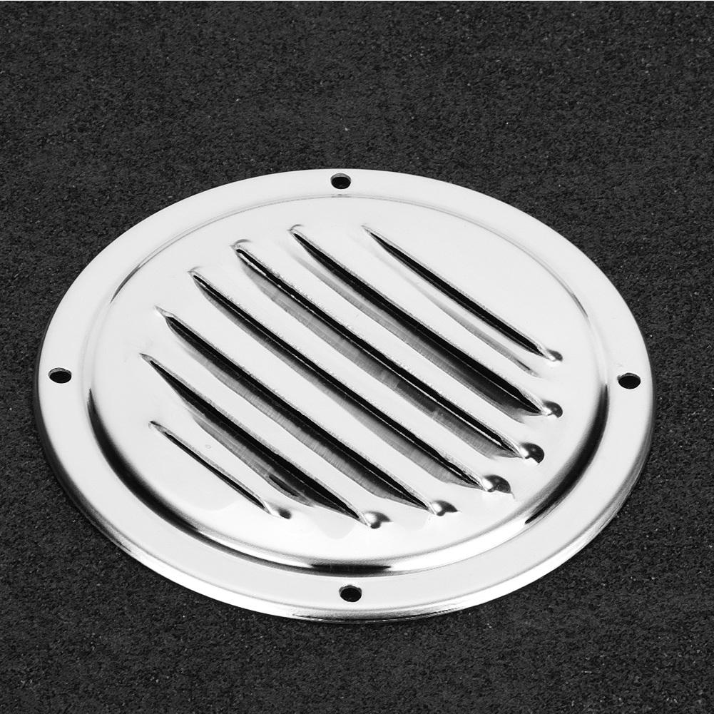 Круглая вентиляционная решетка из нержавеющей стали морского класса, вентиляционная решетка с жалюзи, крышка вентиляционной решетки