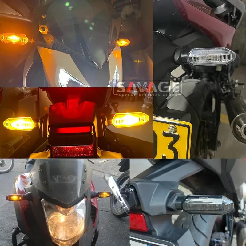 LED Turn Signal Light For HONDA NC700 NC750 S/X/DCT CTX700 CBR650F CB650F CBR600RR Rebel 300 500 Motorcycle Indicator Flasher