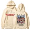 Radiohead Vintage Print Hoodie Hip Hop Rock Band Hail To The Thief Music Album Men's Sweatshirts Streetwear Tracksuit Oversize