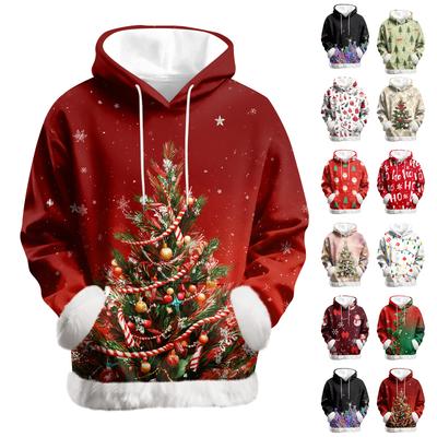 Женская повседневная модная толстовка с капюшоном и длинным рукавом с принтом