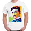 Nikola Tesla Art Cool Vintage Genius Inventor Electrical Retro T Shirt 2315