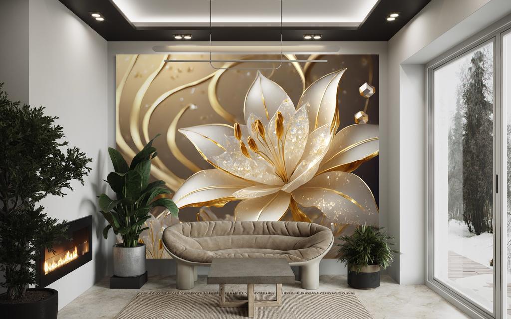 Wallpaper Glamour Flower