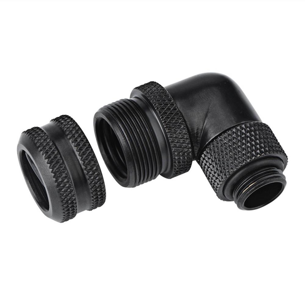 90 Degrees PC Water Cooling Fitting 14MM Brass Fitting Tube Connector Hard Tube Installation