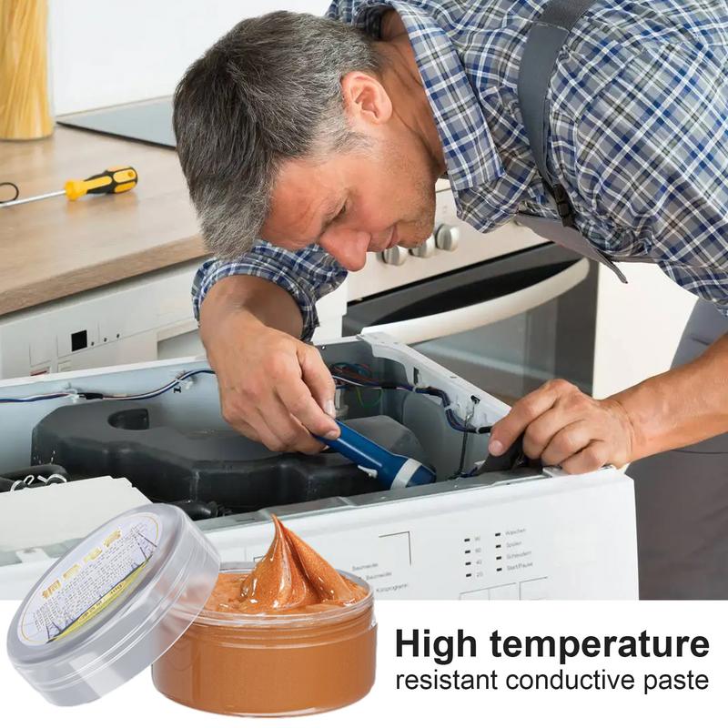 Проводящая смазка для электрических соединений 30 г Высокотемпературная медная смазка для разъемов Многоцелевая автомобильная смазка