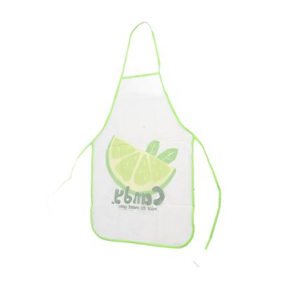 Милый мультяшный фруктовый узор кухонный фартук для женщин и мужчин лимон