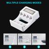 Зарядное устройство на 4 слота с ЖК-дисплеем для Ni-MH аккумуляторной батареи AA AAA Smart Rechargeable