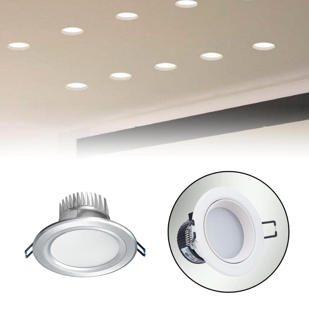 10pcs Cold-rolled Steel Panel Lamp Spring Clip Black Lamp Circlip Mounting Bracket  Electrician