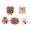 5Pcs Plush Cookie Toy Adorable Dashboard Figurine Decoration Car Interior Ornaments