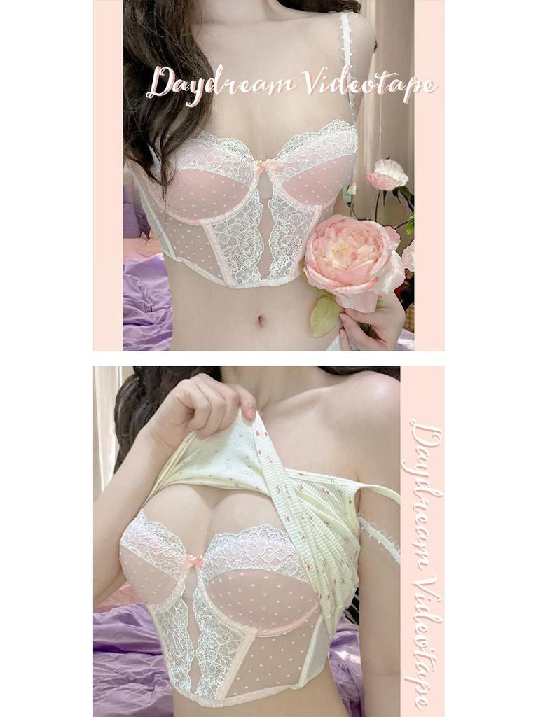 Французский кружевной топ-корсет на бретелях Pure Desire для женщин