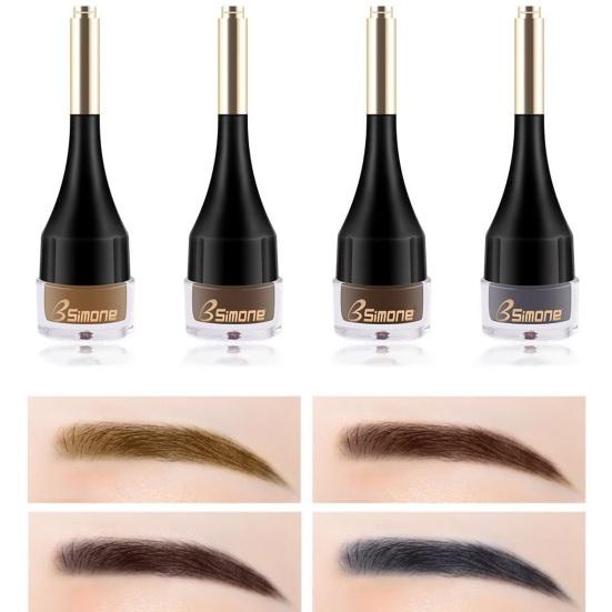 Водостойкий крем для бровей, долговечная натуральная краска для бровей, устойчивая к поту, водонепроницаемый крем для бровей против выцветания