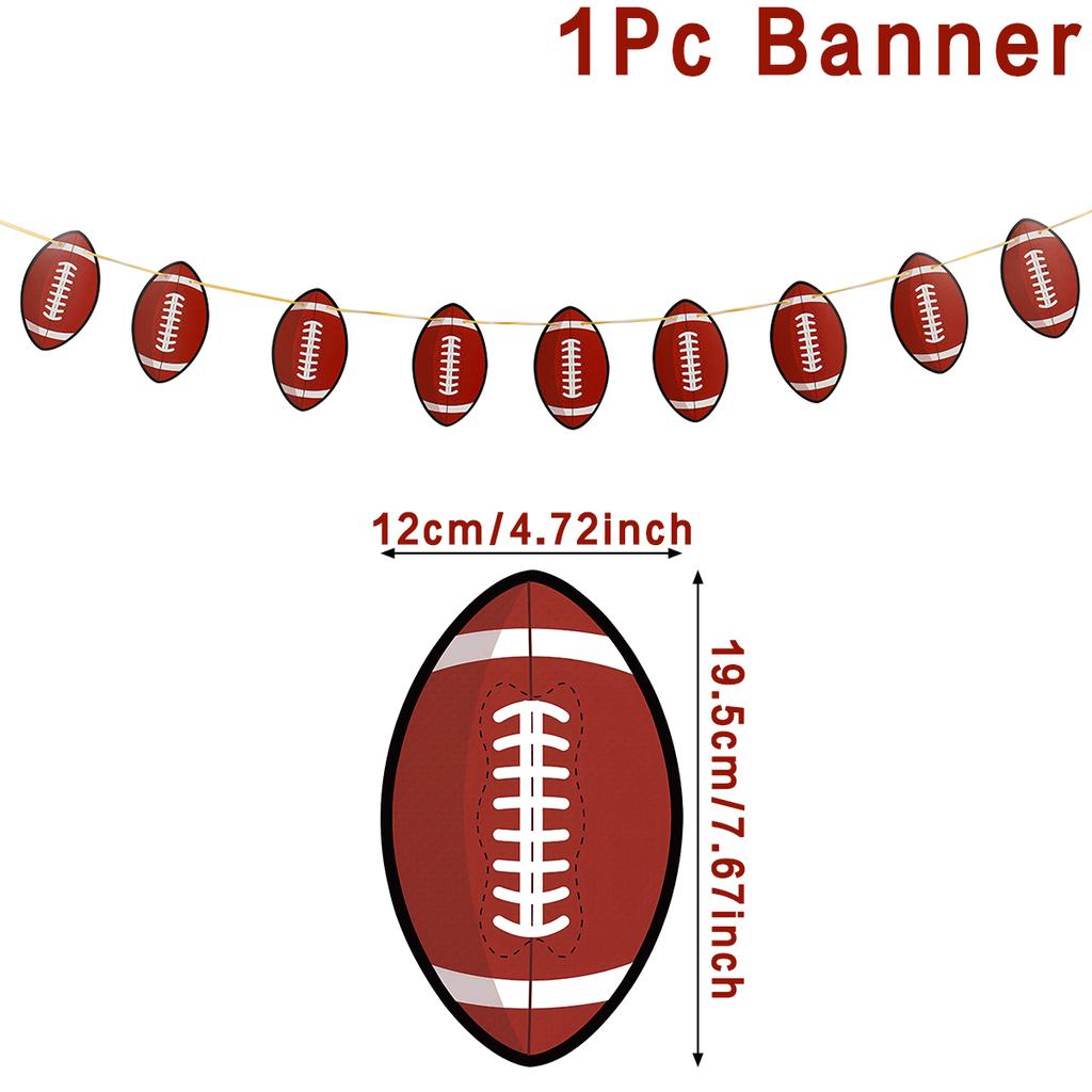Регби тематика американский футбол одноразовая посуда принадлежности мальчик baby shower день рождения декор спортивный мужской одиночный декор