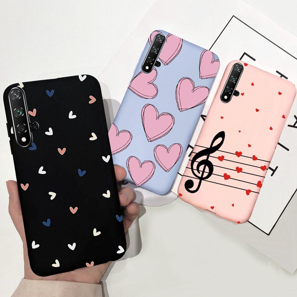 Чехол для Huawei Nova 5T Красивая Девушка Цветок Чехол для Телефона Для Huawei Nova5T YAL-L21 Мягкий Силикон Ударопрочная Задняя Крышка Бампер