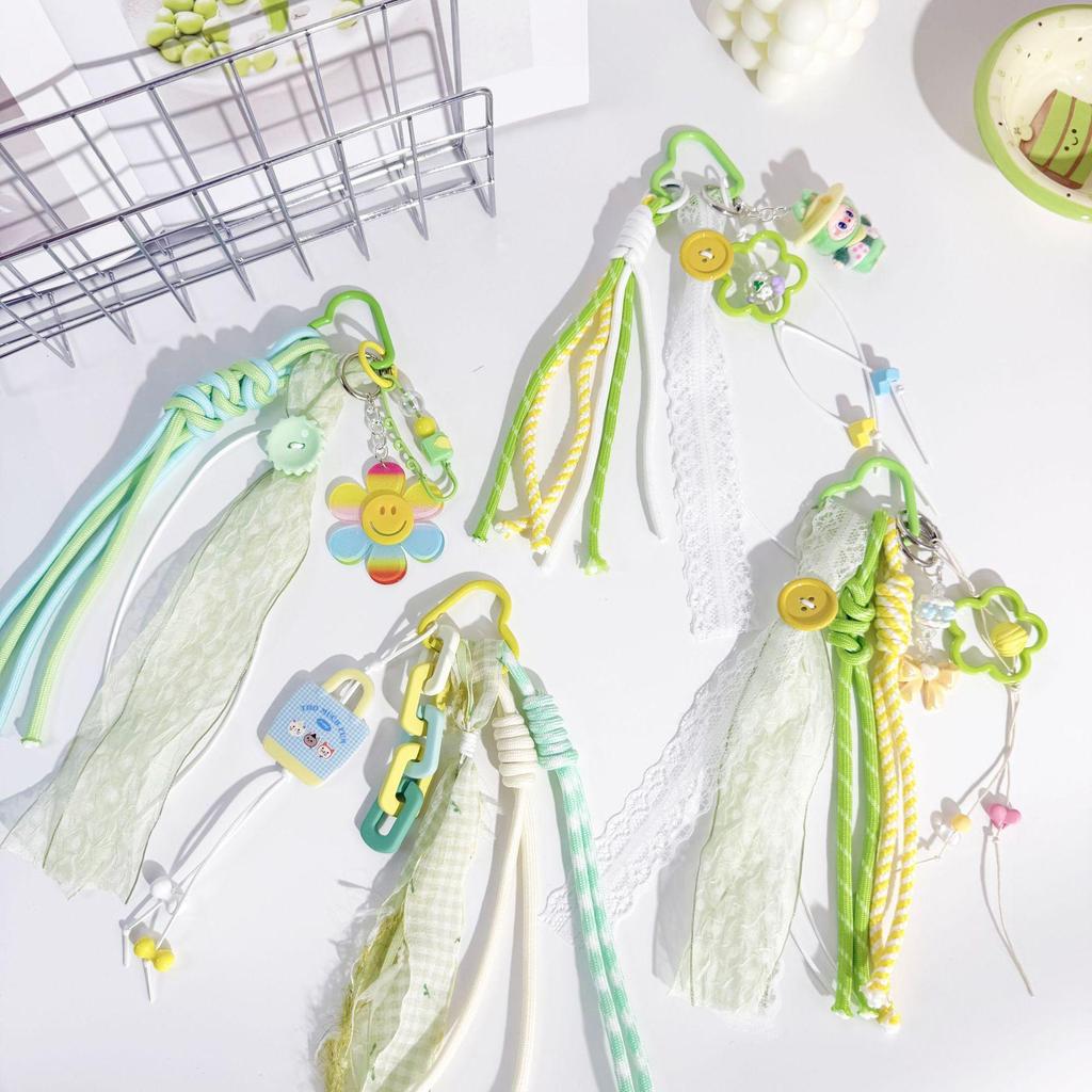 Игрушка-подвеска Miu Series зеленая: Аксессуары для тряпичной куклы своими руками в слепой коробке