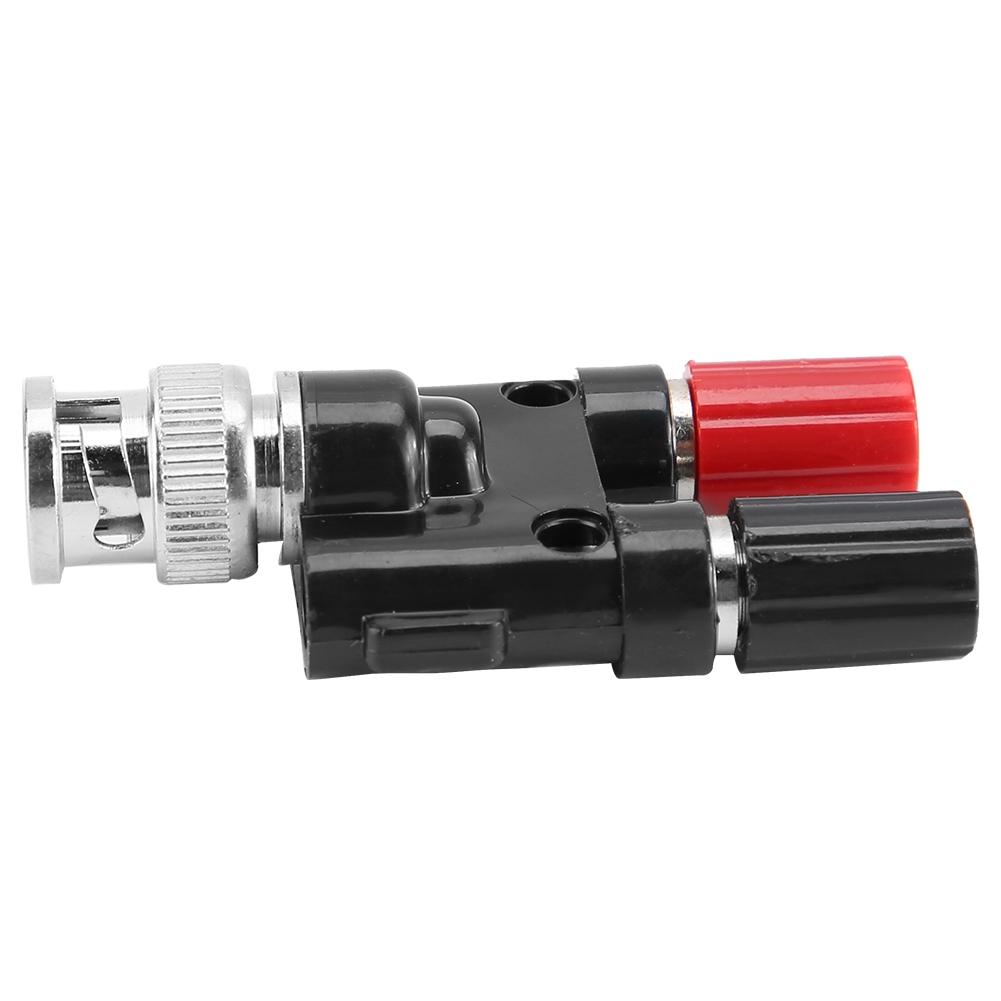 Штекер Bnc для двух коаксиальных адаптеров с разъемом типа «банан» 4 мм, разъем Bnc