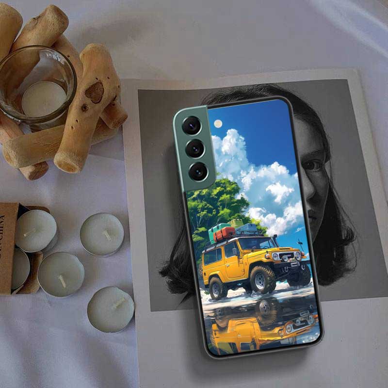 Off Road Vehicle Tourism Scenery Phone Case For Samsung Galaxy S22 S25 Ultra S21 S10 Plus S26 Edge S20 S23 S24 FE Cover Sili