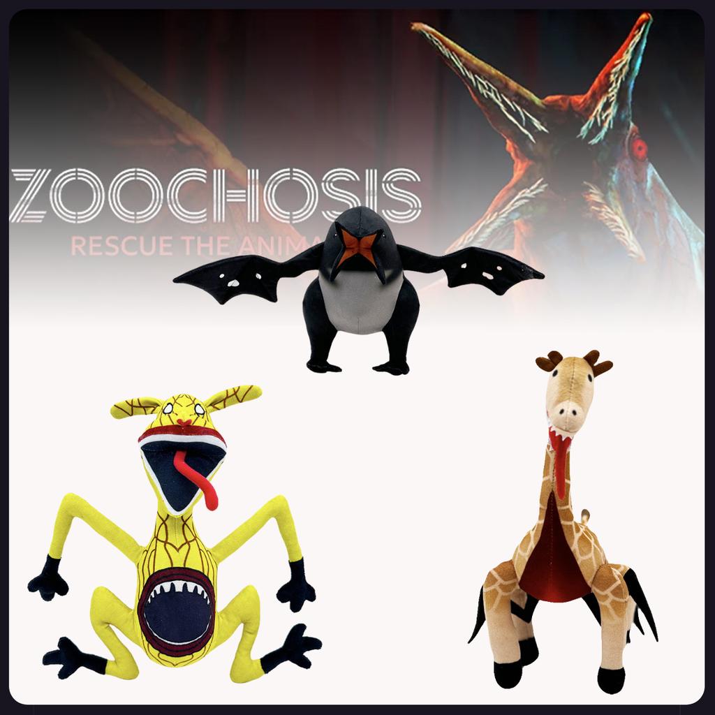 Новые плюшевые игрушки Zoochosis Горячая игровая фигурка Куклы Zoochosis Мутированное животное Мягкая игрушка Подарки для детей День рождения Ужасающий плюшевый зверь Хэллоуин