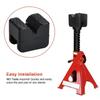 Black Rubber Jack Rubber Pad Durable Wear Resistant Anti Slip Slotted Adapter  Floor Jack Use