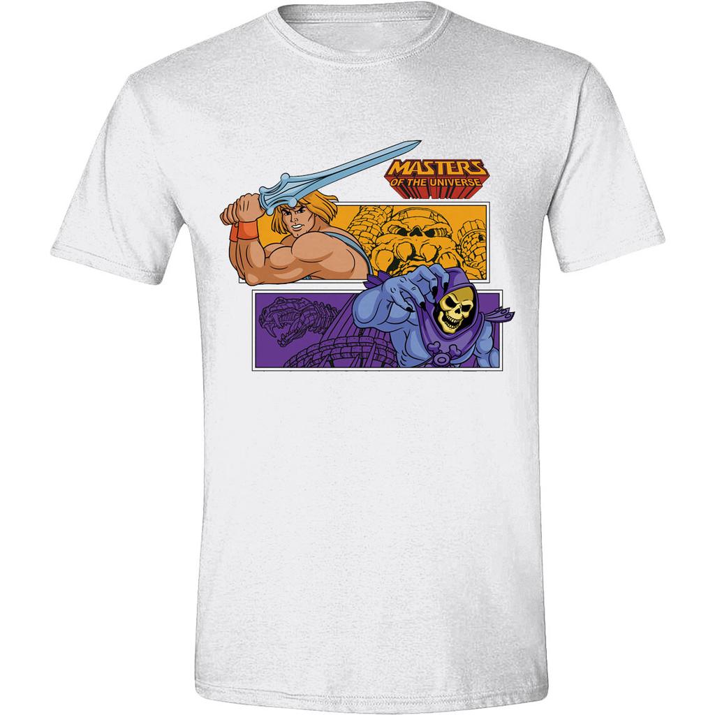 Masters of the Universe He-Man vs Skeletor Official Merch T-Shirt MLXL New