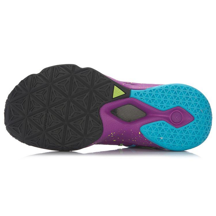 Li Ning Team Style 4 Fabric Synthetic Leather TPU Shock Absorption Anti-Slip Wear-Resistant Rebound Support Mid-Top Basketball Shoes ABAM011-5