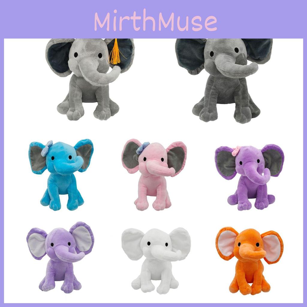 Очаровательная плюшевая игрушка-слон из мягкого материала для сна младенцев и комфорта детей