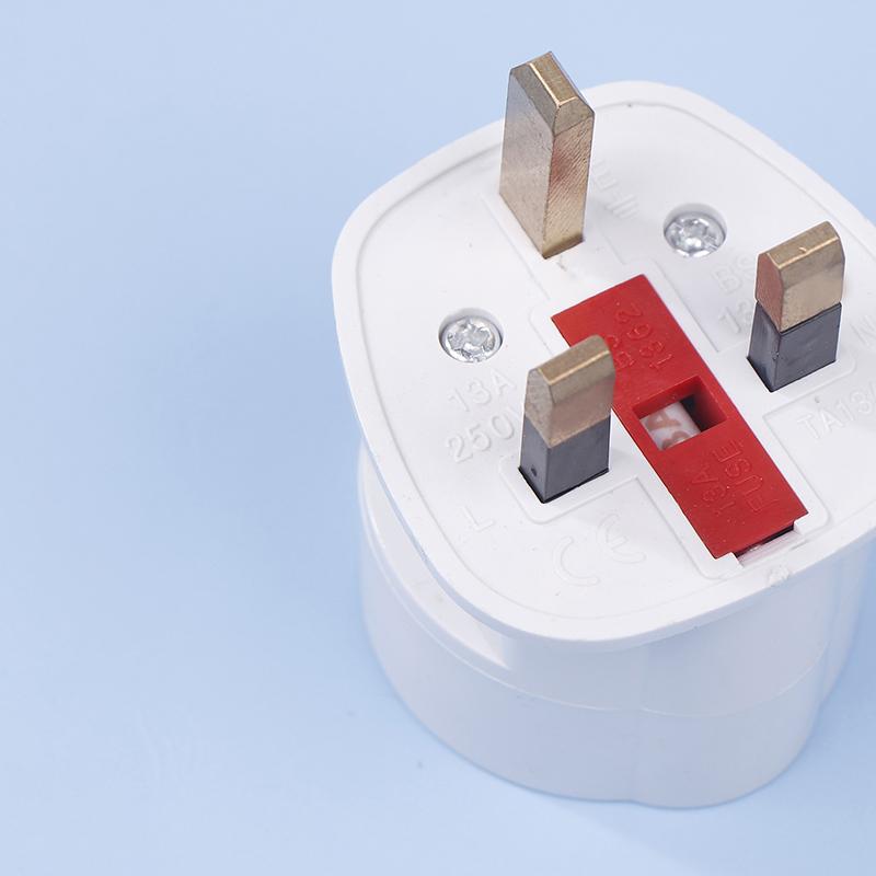 250 В 13 А Многофункциональный адаптер вилок Eu Европейский в UK 2-контактный преобразователь мощности розетка путешествия Дубай Сингапур универсальный адаптер