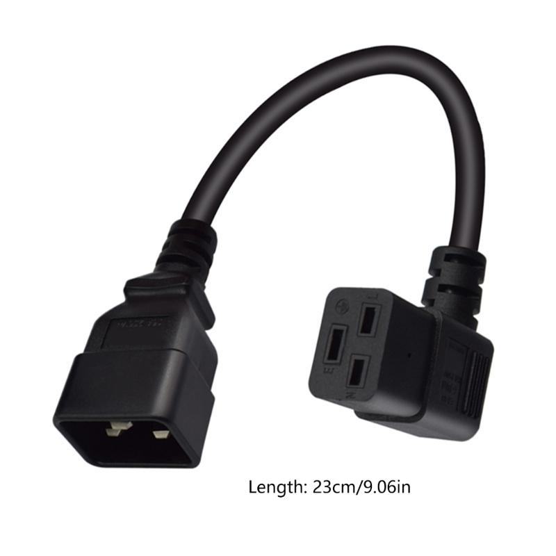 Высокопрочный силовой кабель IEC320 C19 на C20, шнур питания для PDU UPS, 3-контактный удлинитель, эффективный силовой кабель, провод 3,94 дюйма
