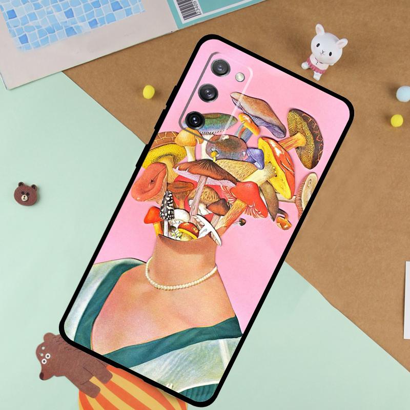 Indie Hippie Art Soft Case For Samsung Galaxy S25 Ultra S9 S10 S20 FE S21 S22 S23 Plus S24 Ultra Funda Cover