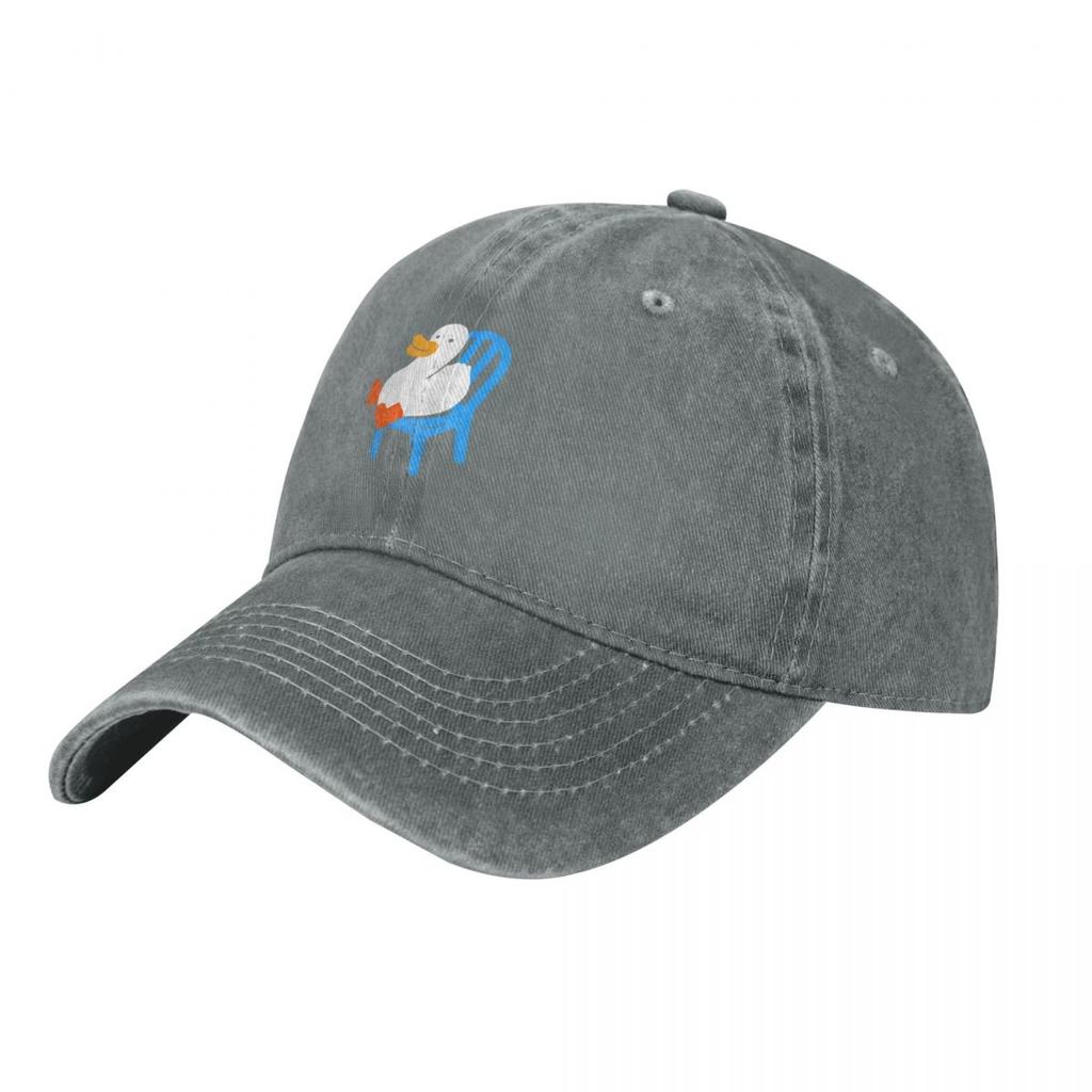 Duck Sitting in a Chair Baseball Cap birthday Winter hat luxury Women cap Kids Hat For Girls Unisexs