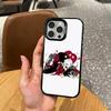 Темный Т-Свободный Цирк Пьеро Чехол для Телефона Для iPhone17,16,15,14,13,12,11 Plus,Pro Max Цветной Посеребренный Внутренний Чехол
