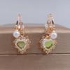 Серьги-капли в форме сердца для женщин, новинка 2023 года, модные красочные серьги с цирконием, роскошные свадебные, помолвочные и вечерние ювелирные аксессуары