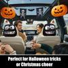 4PCS Funny Cartoon Car Headrest Covers, Cute Funny Cartoon Eyes Car Headrest Covers, CarSeat Head Rest Protector For Auto Front Seat Rest Decoration,