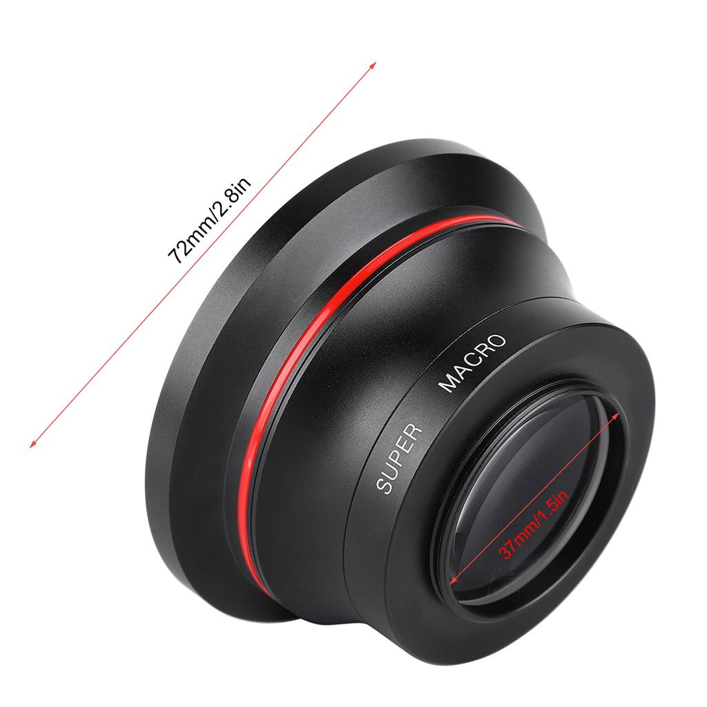 0.39X Super Wide Angle Lens For DV Cameras Mobile Phones with 37mm Phone Clip