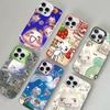 Popular Cute T-Ttoro I-Inoue Cat Phone Cases For IPhone 17 16 15 14 13 12 11 Plus Pro Max Colorful Case