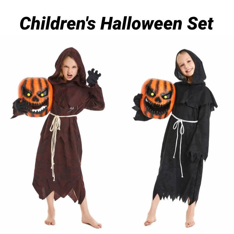 Хэллоуин Косплей Костюм Пугало Голова Тыквы Для Костюмированной Вечеринки