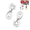 KOBSAINF Strong Pulley 1ton High Strength Steel Single Car Snatch (1 Ton Capacity) Block