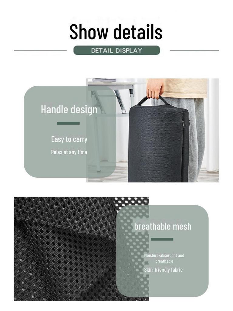 Comfortable PU Foam Foot Pillow: Slow Rebound Knee Support for Home or Office