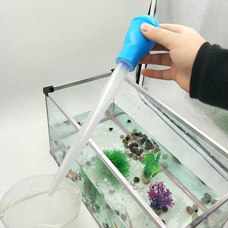 1Pc Easy To Use Multi-Color Goldfish Tank Dirt Collector Aquarium Cleaning Pump
