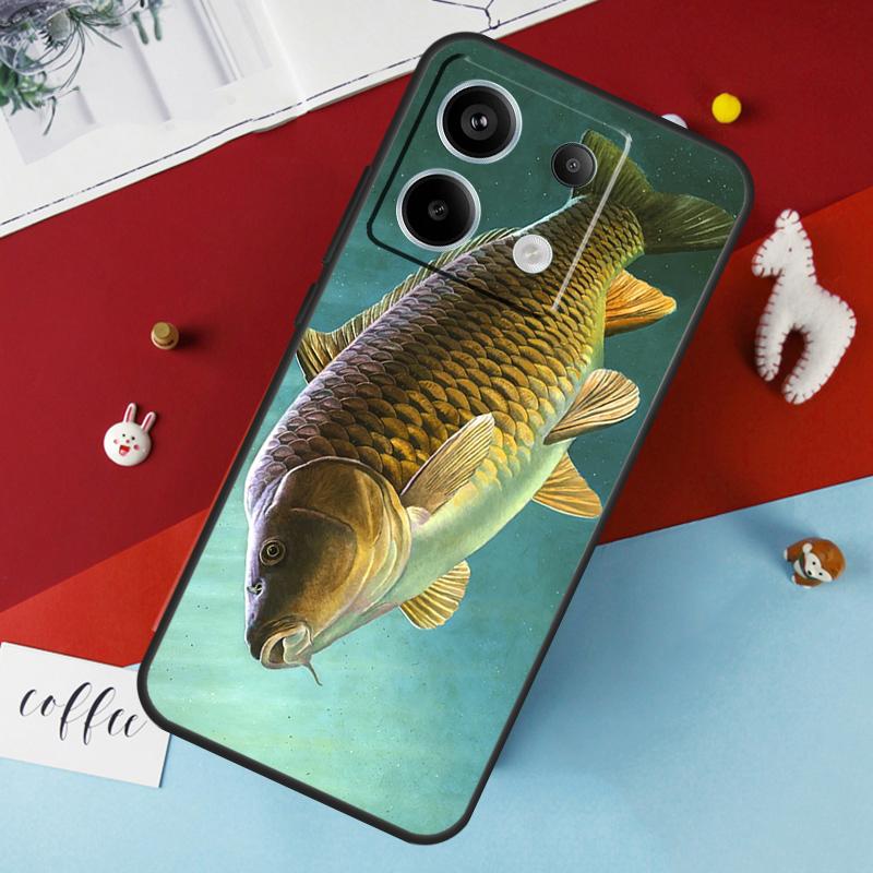 ЧЕХОЛ ДЛЯ ТЕЛЕФОНА КАРП РЫБАЛКА Для Xiaomi Redmi Note 14 Pro 13 12 11 10 15 Pro Plus Redmi 15 14C 10C 12C 13C 15C