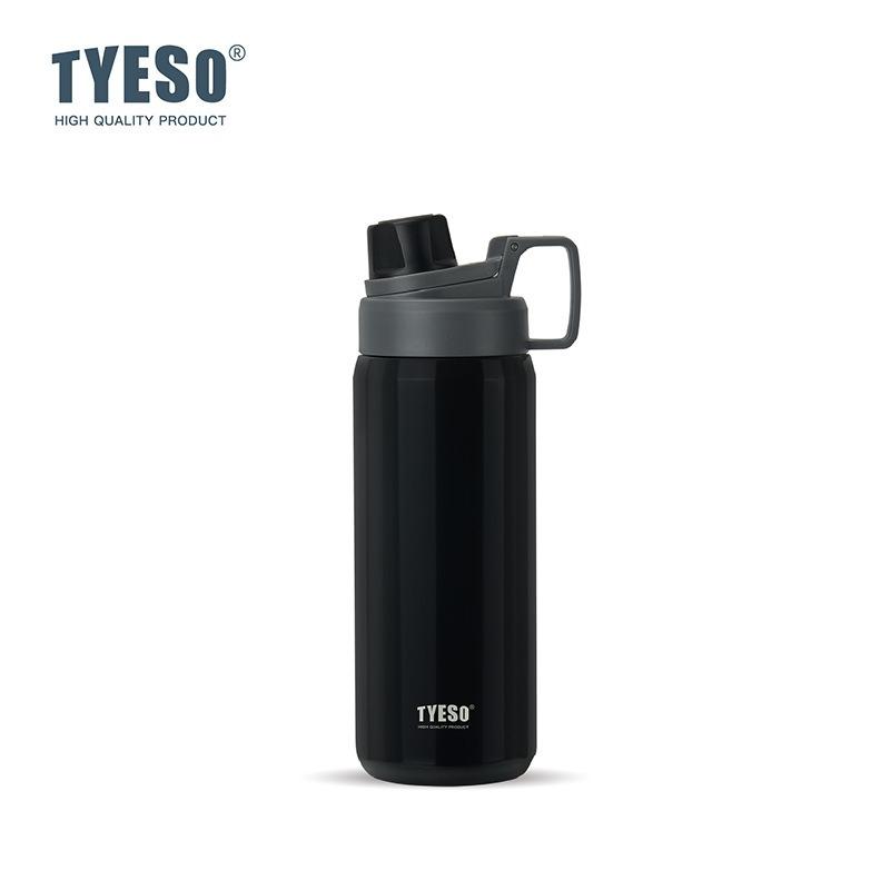 Tyeso Thermos Bottle Stainless Steel Vacuum Flask Travel Cup Outdoor Sports Insulated Leak-Proof Fitness Flask Thermal Mug