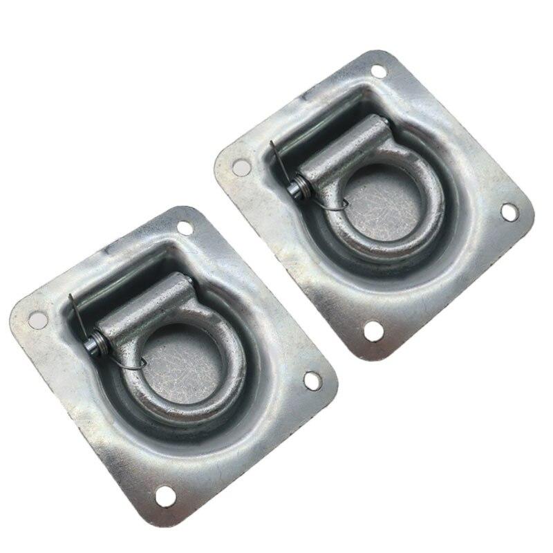 1/2/4 шт. крепежное кольцо, утопленное крепление для пола, кольцо для прицепа, поддон для грузовика, утопленное крепление, D-образное кольцо, подходит для RV, ATV, тягача, кольцо для прицепа