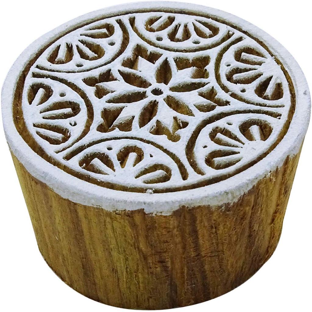 Ткань флористической печати индийская деревянная штампует деревянный блок печатания декоративный