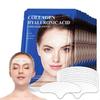 Wrinkle Patches, Anti-Wrinkle Forehead Pad, Anti-Wrinkle Plasters, Hydrogel Collagen Protein Forehead Wrinkle Patches, Pack of 10